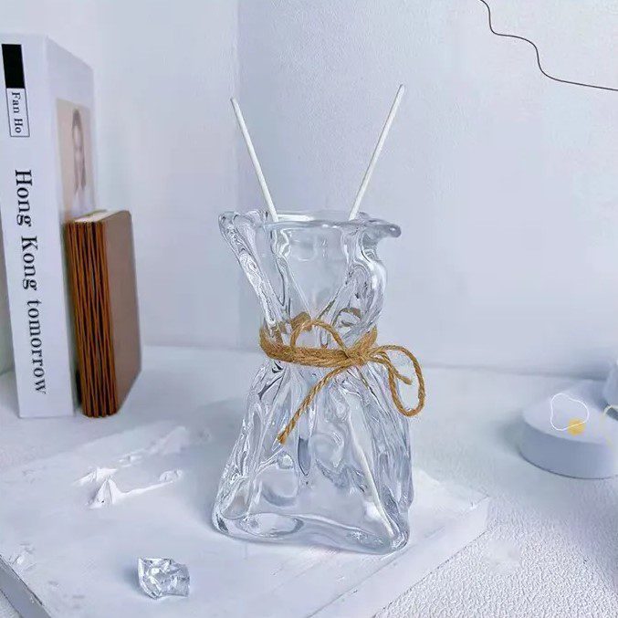 15cm Premium Nordic Home Decor Glass Flower Vase, Indoor Decoration, Home Decoration, Minimalist Avase314