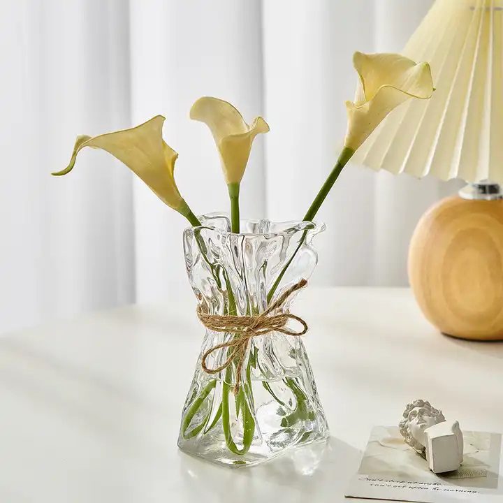 15cm Premium Nordic Home Decor Glass Flower Vase, Indoor Decoration, Home Decoration, Minimalist Avase314