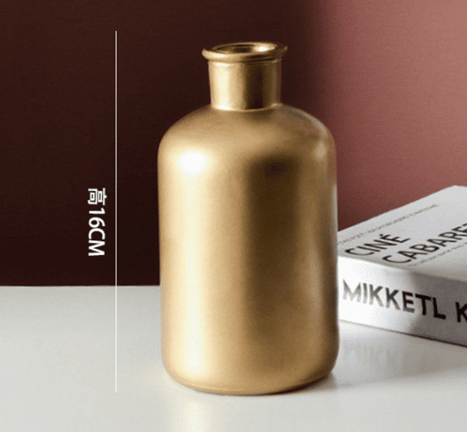 12.5cm-19.5cm Premium High Quality Nordic Rosegold Glass Vases, home decor, events weddings Avase322