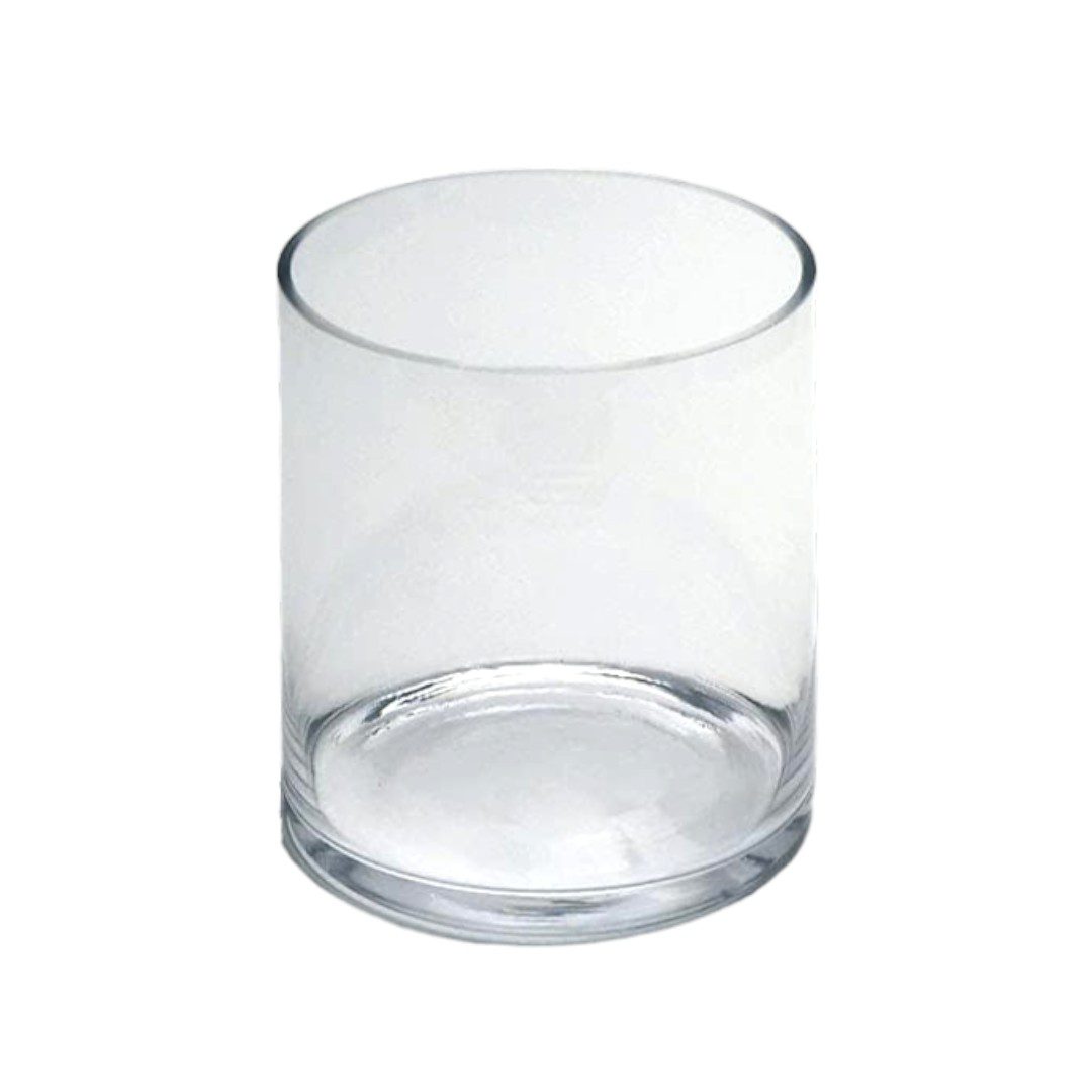 Cylindrical Glass Vase