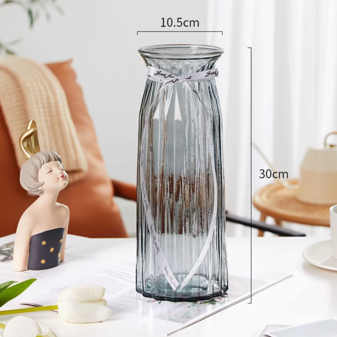 Glass vase, arrangement, home decor, events Avase365