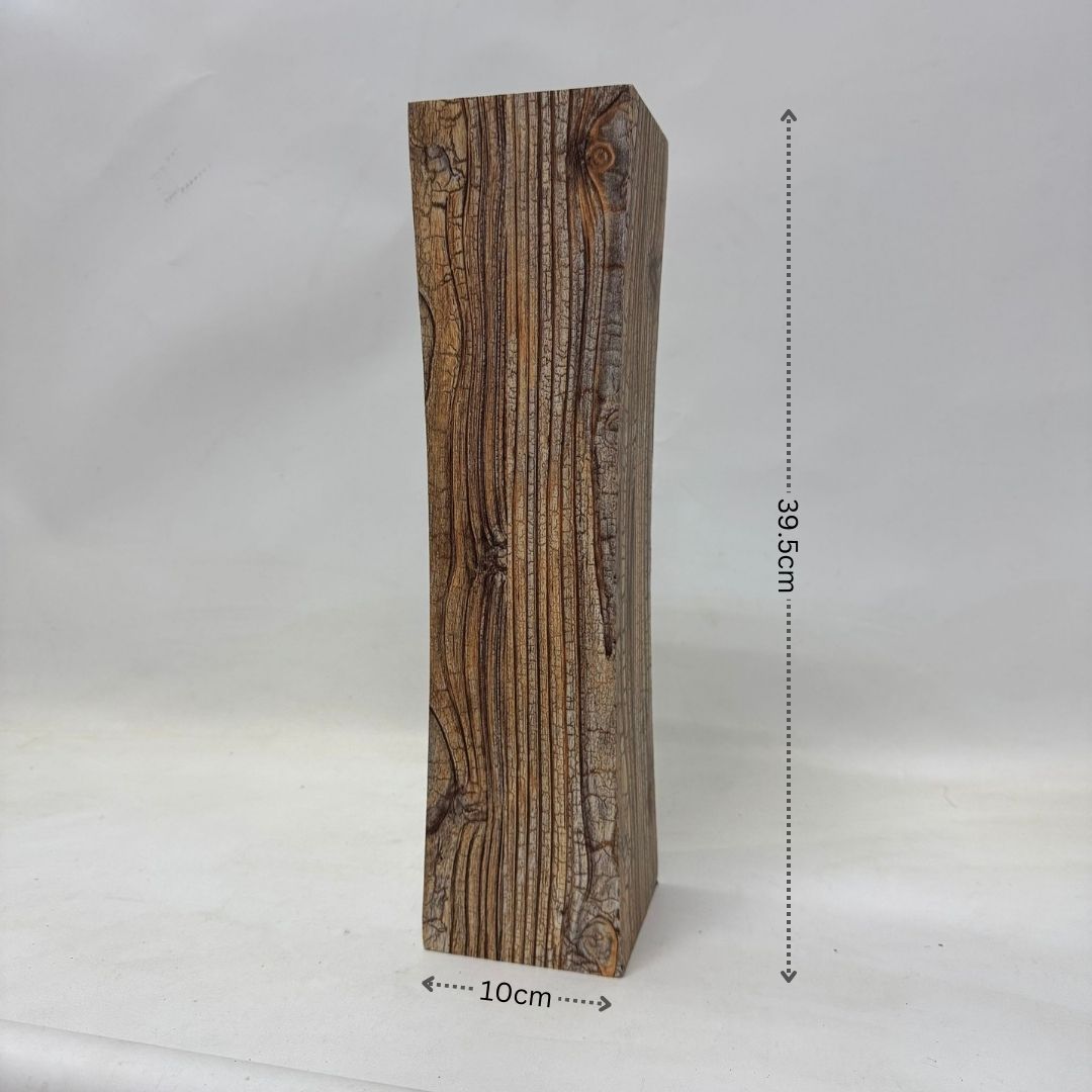 Vase Wooden Tall, flowers, garden, home decor, events Avase366