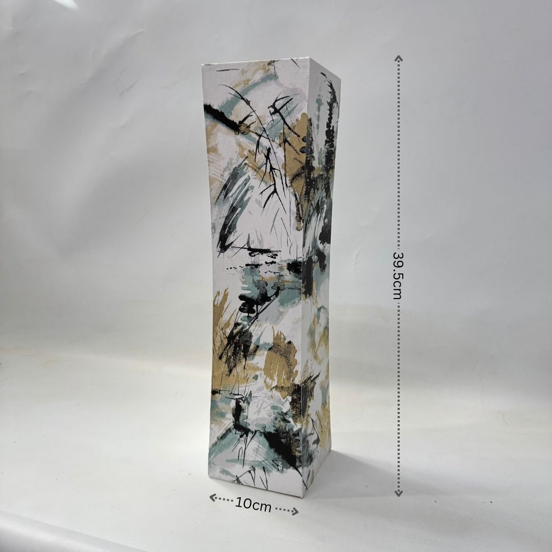 Vase Wooden Tall, flowers, garden, home decor, events Avase366