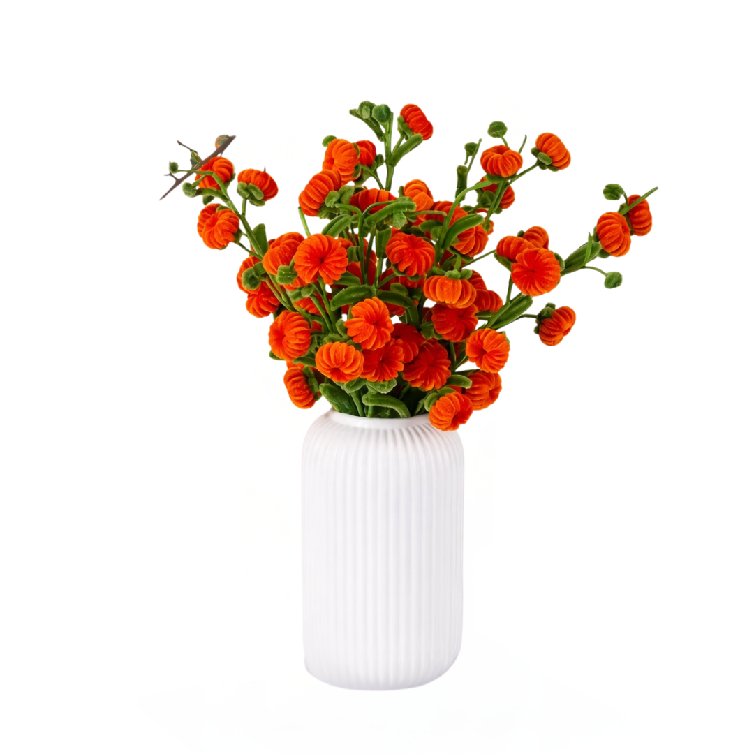 23cm White Lantern Vase Plastic Bottom 11cm*23cm Avase370-2 - Alton Flowers