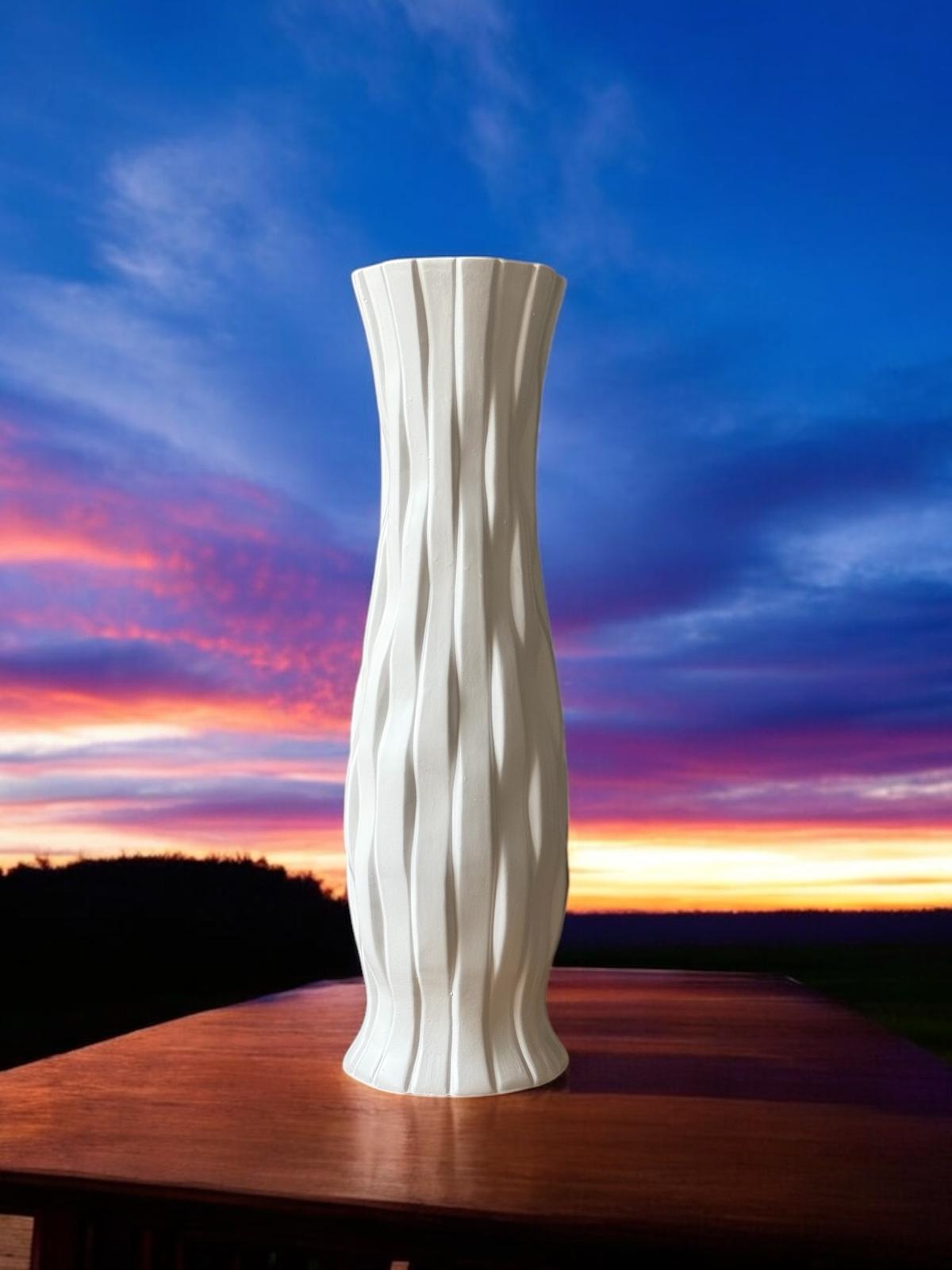 Ceramic vase for flowers tall & arrangements, -SELF COLLECTION ONLY- home decor, decorations, garden Avase385