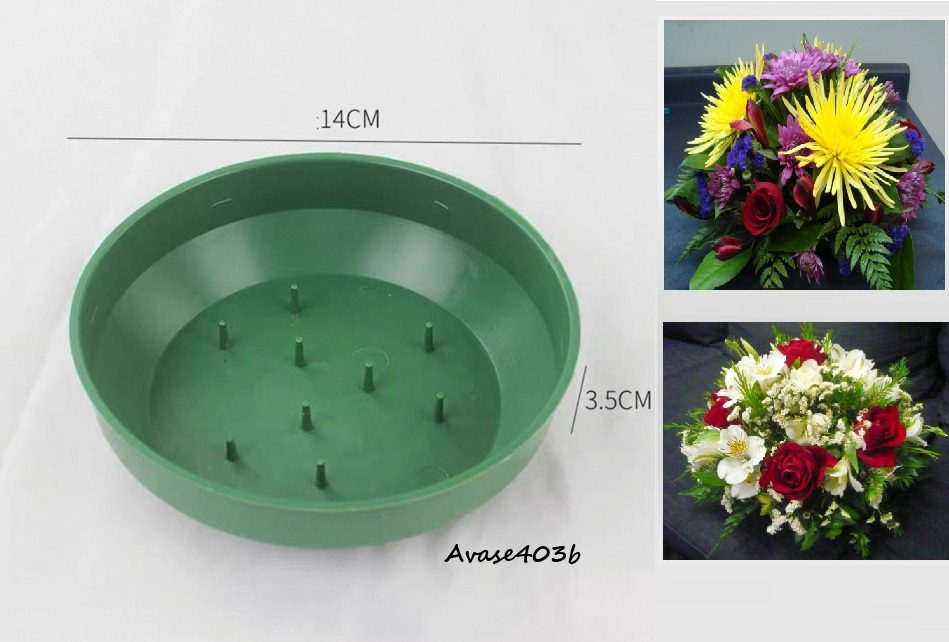 Pot Flower, Plastic, arrangement, decorations Avase403a
