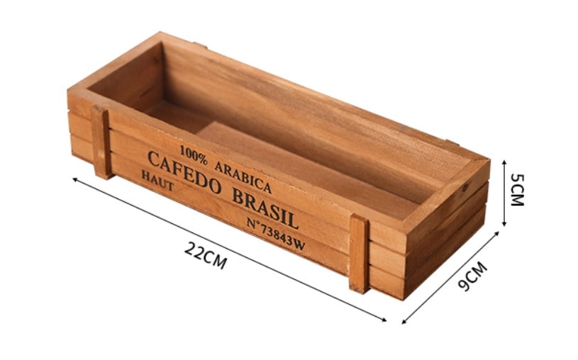 5cm Planter Wooden Box for both fresh & artificial plants