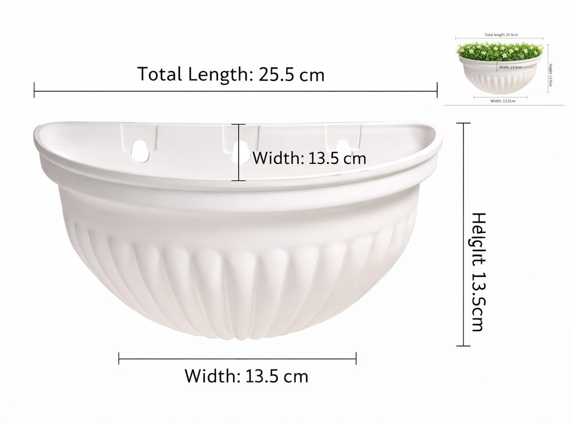 Wall Hanging Plastic Planter Pot Avase426 - Alton Flowers