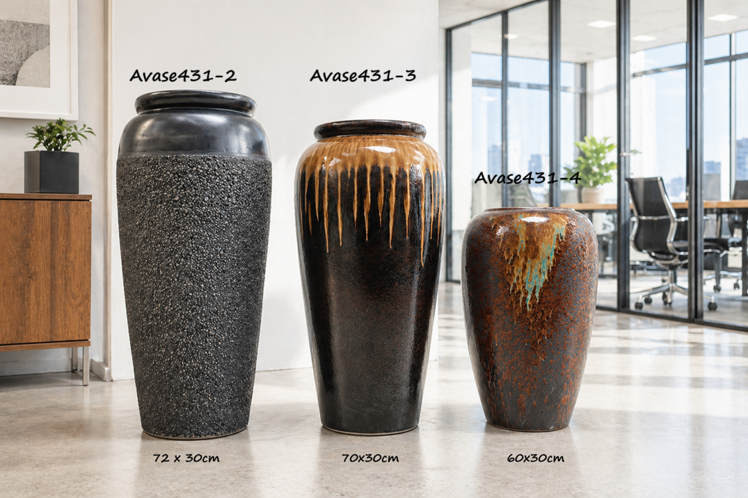 Elegant 72cm porcelain vase by Alton Flowers, showcasing intricate craftsmanship and smooth white ceramic surface.
