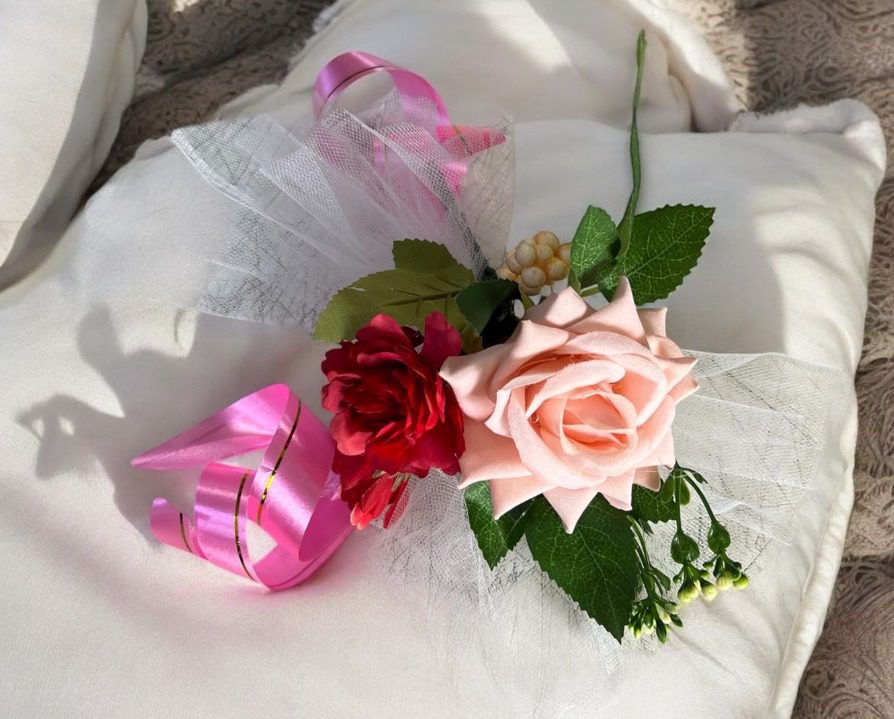 Wedding Car hand crafted Decorations Door Handle Flowers Ribbon Flowers Floral Silk Artificial Bouquet Acar001