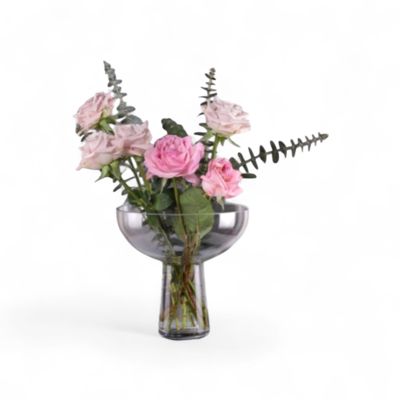 17.5cm Glass Vase for flowers arrangement plants events Avase423