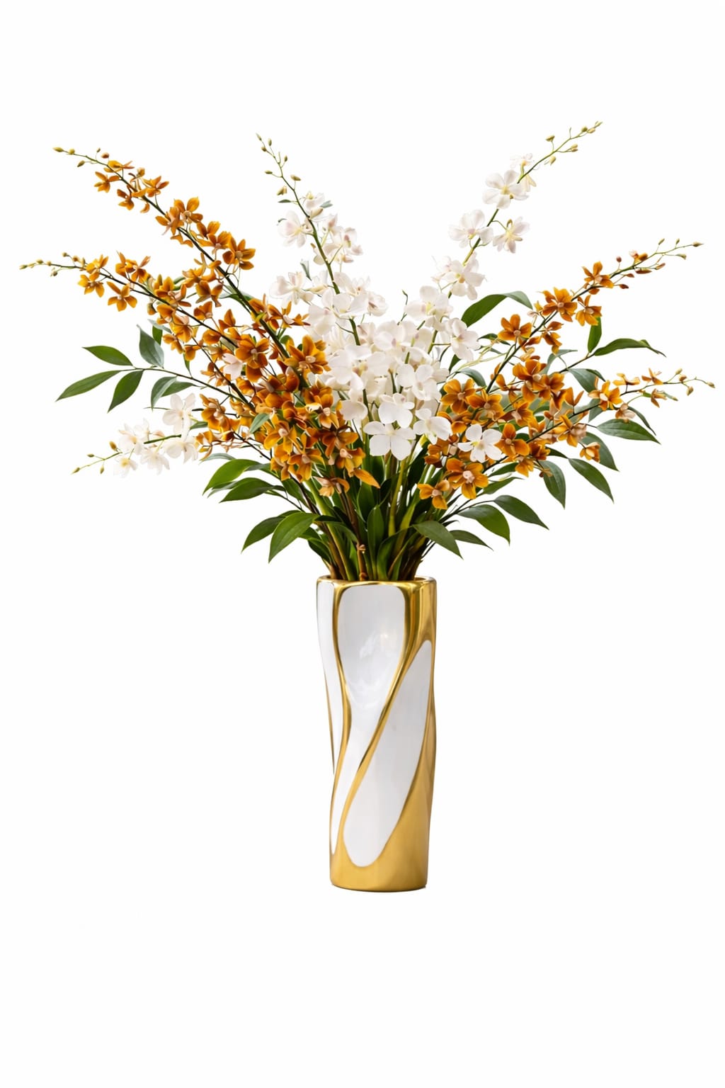 Artificial Flowers Arrangement | Faux Flowers | Orchid Arrangement AAA945