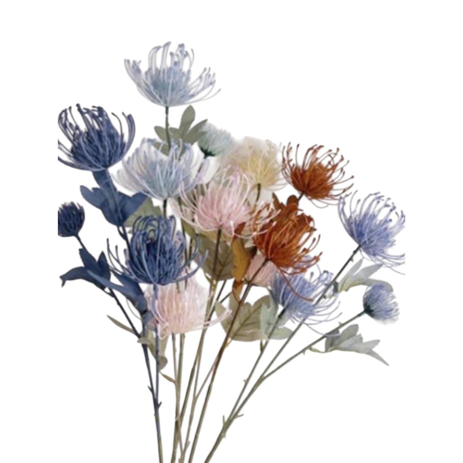 Artificial Spider Chrysanthemum Spray, faux flowers