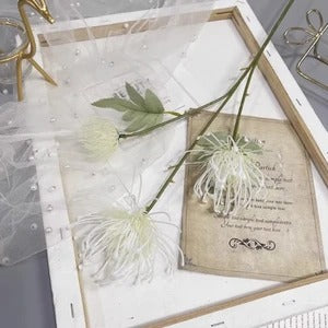 Artificial Spider Chrysanthemum Spray, faux flowers