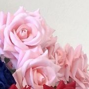 Flower Rose Artificial Velvet Materials Afaux545