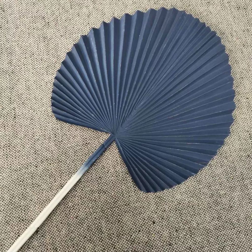 Artificial Palms Branches Fan Leaf Plant Artificial Palm Leaf Artificial Real Touch Latex Palm Afoil017 x6pcs