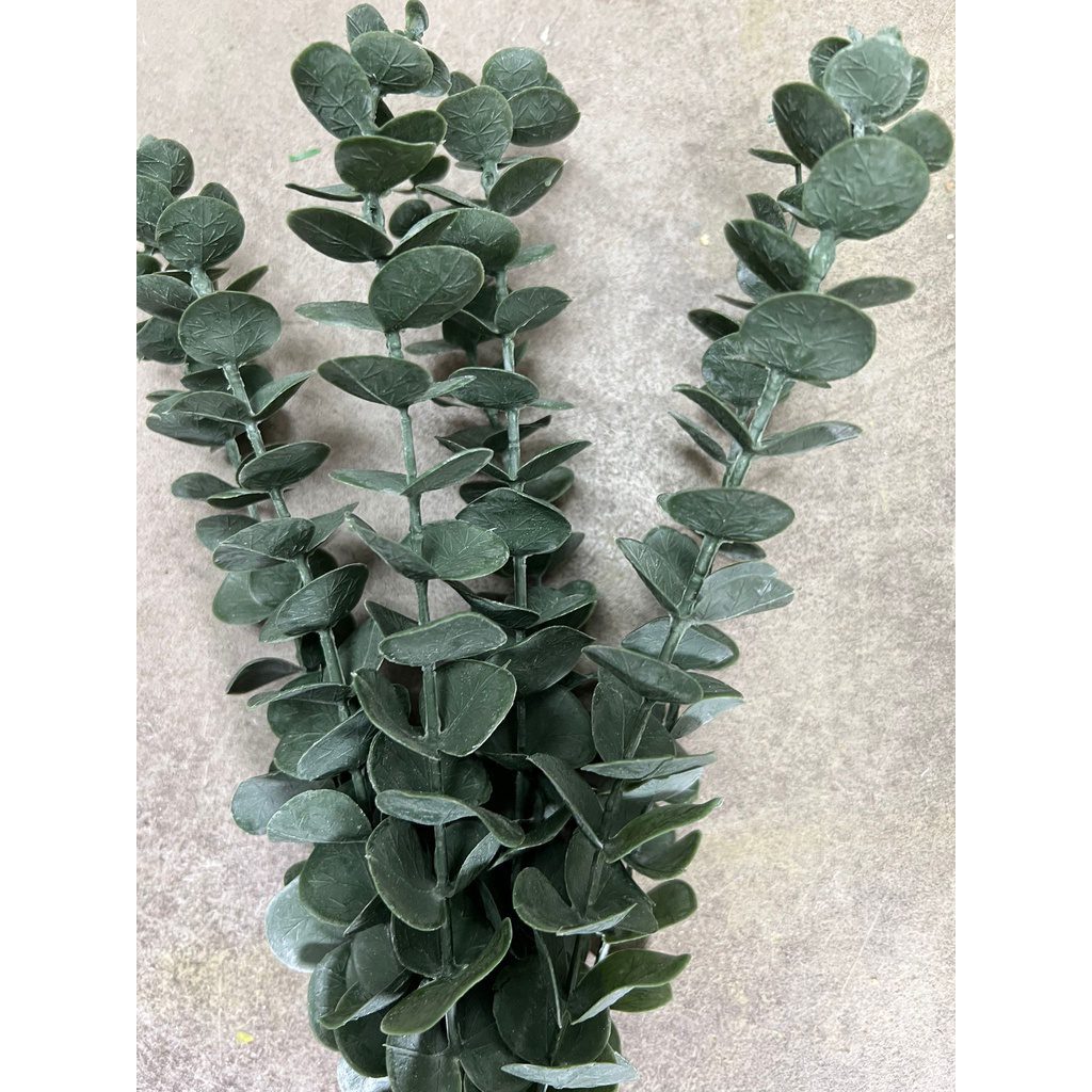 Leaf Artificial Eucalyptus Bush, home decor, flower arrangement, events Afoil009