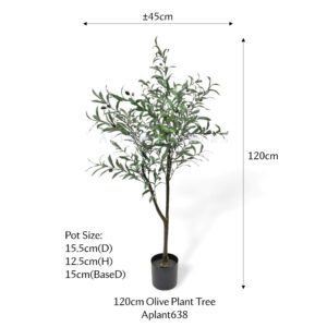 120cm Artificial Olive Tree Plant Home Decor Garden Aplant638