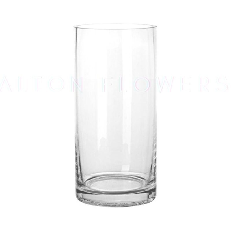 20cm Clear Glass Vase