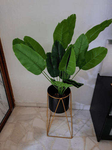 80cm Artificial Traveller's Palm Tree Faux Potted Plant Banana Artificial for Home Decor Garden Events Aplant754 photo review